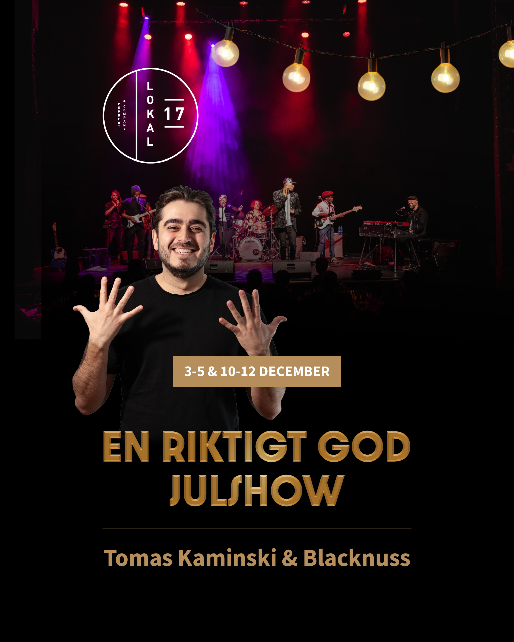 En riktigt god julshow 2025 med Tomas Kaminski och Blacknuss